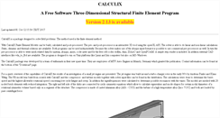 Desktop Screenshot of calculix.de