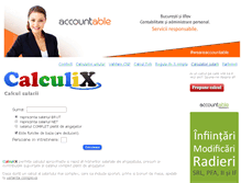 Tablet Screenshot of calculix.ro
